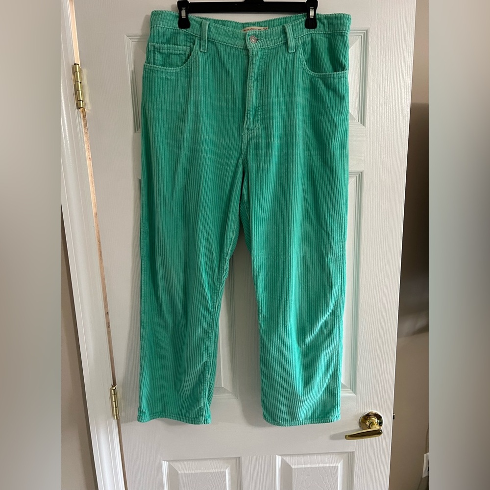 Green Corduroy Pants